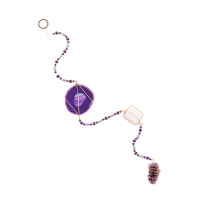 Amethyst Skies Crystal Mobile