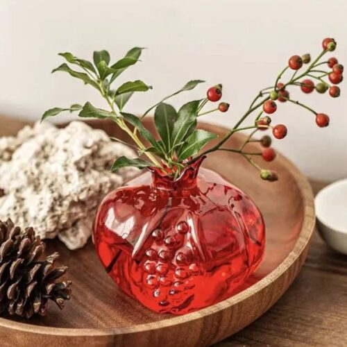 Pomegranate vase styled Pomegranate vase styled